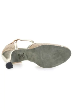 Scarpe da Ballo Platino Con Tacco Medio 4325-THE FIRST DANCE Hot
