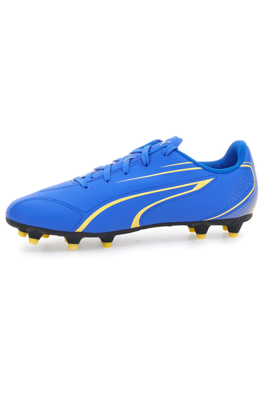 Scarpe da Calcio Blu Con Fregio Laterale Puma Vitoria Fg/Ag Jr