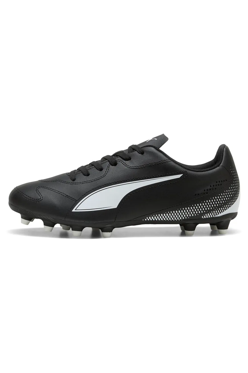 Scarpe da calcio nere con logo bianco Puma Vitoria II FG/AG