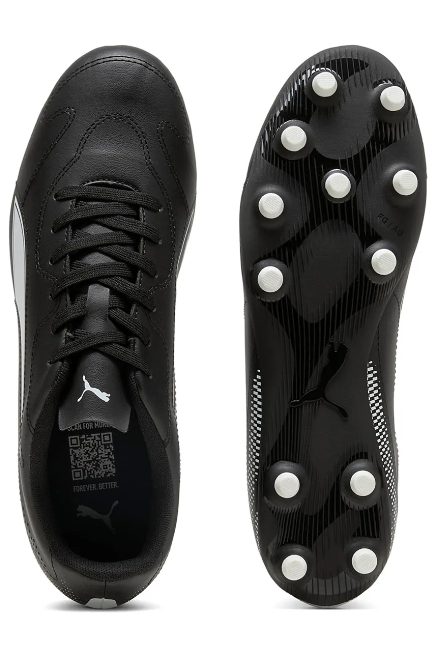 Scarpe da calcio nere con logo bianco Puma Vitoria II FG/AG