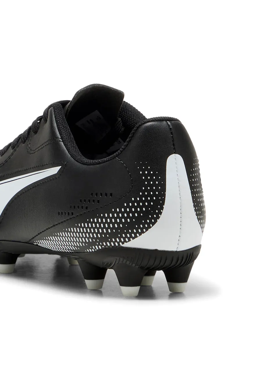 Scarpe da calcio nere con logo bianco Puma Vitoria II FG/AG Jr