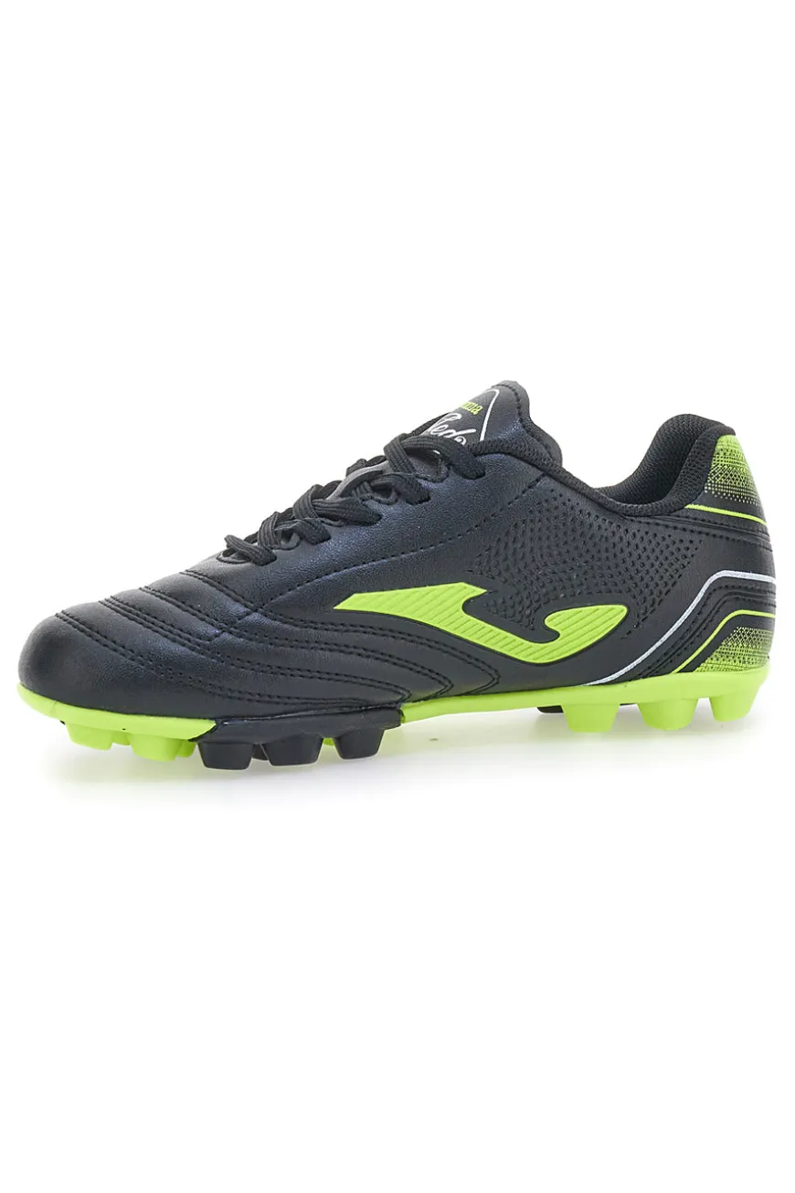 Scarpe da Calcio Nere e Giallo Fluo JOMA Toledo Jr 2501