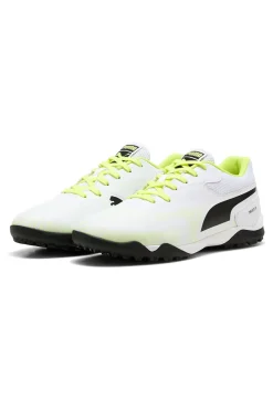 Scarpe da Futsal Bianche e Giallo Fluo Puma TRUCO III TT