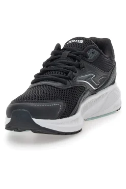 Scarpe da running nere in mesh con suola azzurra Vitality Lady 2501-JOMA Best