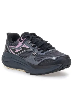 Scarpe da Trail Running nere con dettagli rosa Shock Lady 2522-JOMA Hot