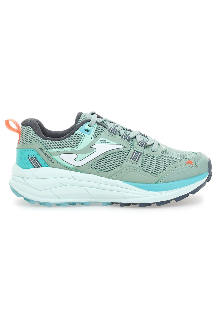 Scarpe da Trail Running Verde Acqua con Tomaia in Mesh SHOCK LADY 2527-JOMA Clearance