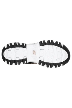 Scarpe nere chunky con borchie e Memory Foam D'Lites Glamour Feels-SKECHERS New