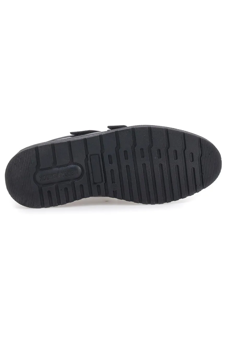 Scarpe nere con doppio strappo Claremorris 20116744