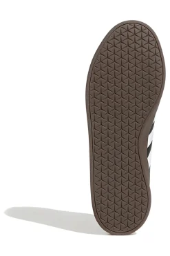 Scarpe nere con strisce bianche suola in gomma VL Court Base-ADIDAS