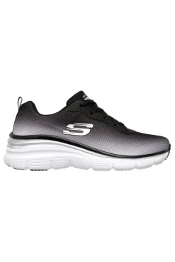 Scarpe nere con suola ammortizzata Fashion Fit Build Up-SKECHERS Clearance