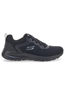 Scarpe nere leggere in mesh con Memory Foam Bountiful Quick Path-SKECHERS Best