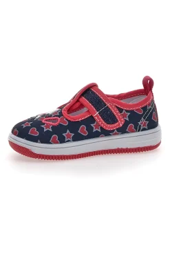 Scarpe Primi Passi Jeans e Fucsia in Tela Snoopy 2216111
