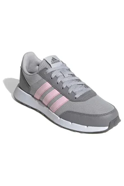 Scarpe running grigie in mesh con strisce rosa Run 50s-ADIDAS Best