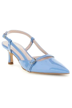 Scarpe slingback azzurre a punta con cinturini 3790-PITTARELLO GLAM Hot
