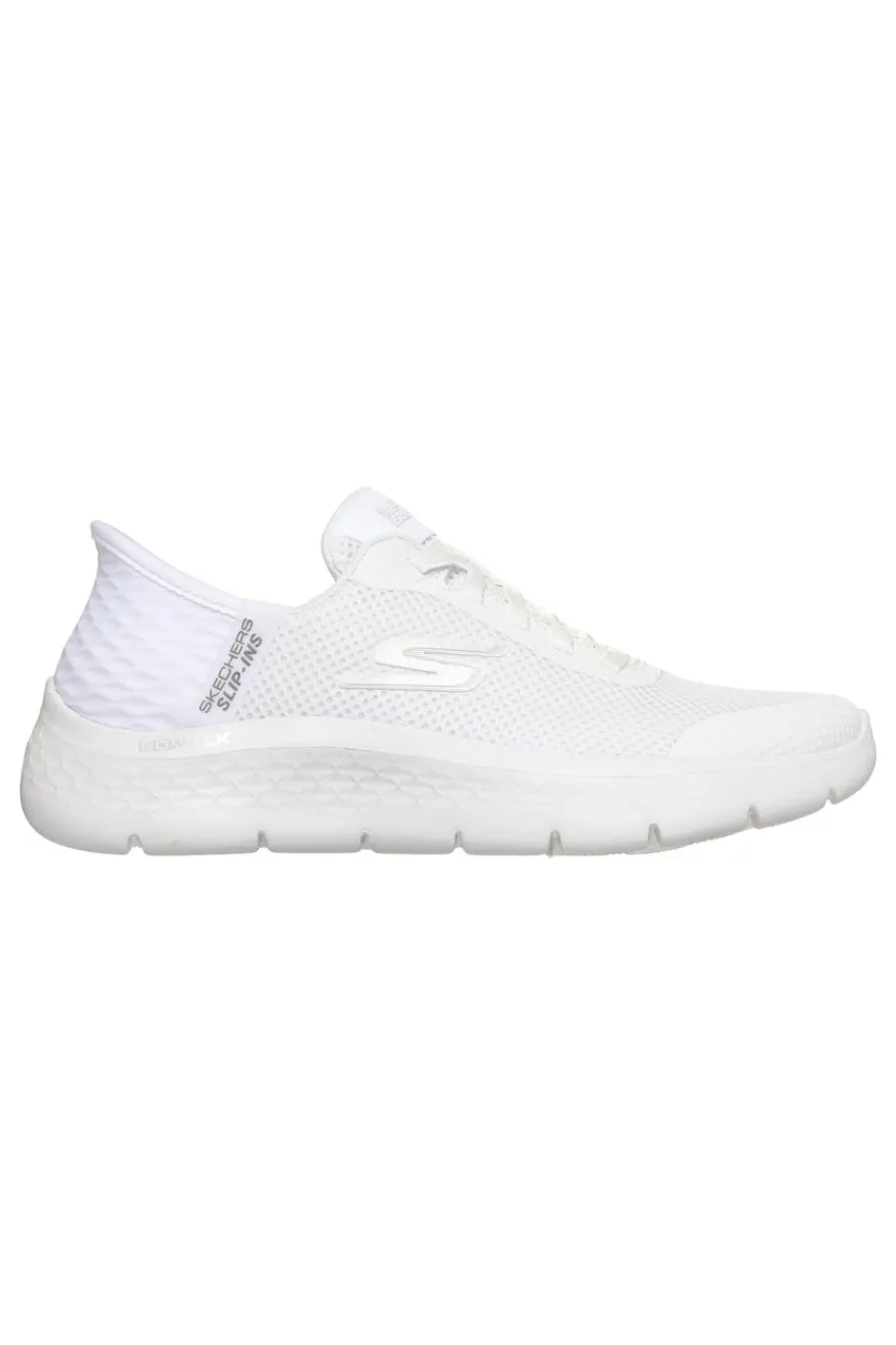 Scarpe slip ins bianco in mesh Go walk flex grand entry-SKECHERS Best