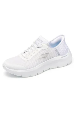 Scarpe slip ins bianco in mesh Go walk flex grand entry-SKECHERS Best