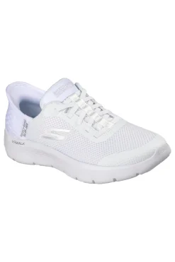 Scarpe slip ins bianco in mesh Go walk flex grand entry-SKECHERS Best