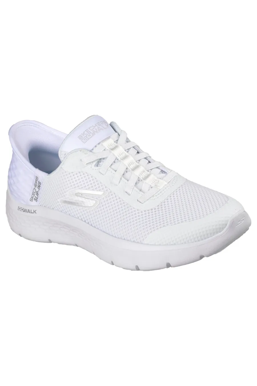 Scarpe slip ins bianco in mesh Go walk flex grand entry-SKECHERS Best