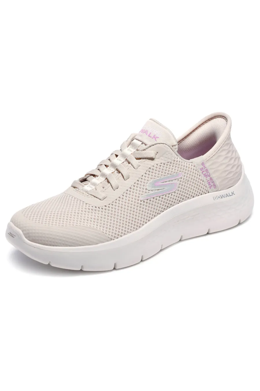 Scarpe slip ins off white in mesh Go walk flex grand entry-SKECHERS Discount