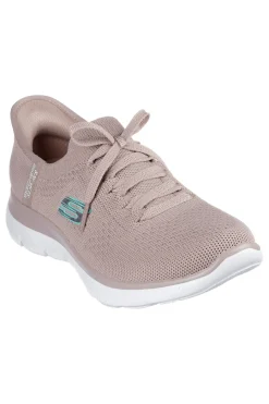 Scarpe slip ins taupe in knit Summits new daily-SKECHERS Clearance