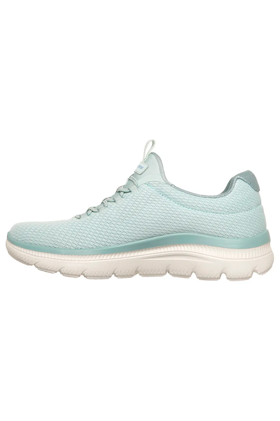 Scarpe slip on verde menta in mesh Summits plus summer haze-SKECHERS Discount