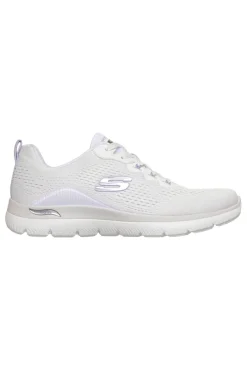Scarpe sportive bianche in mesh Arch fit summits daily flow-SKECHERS Discount