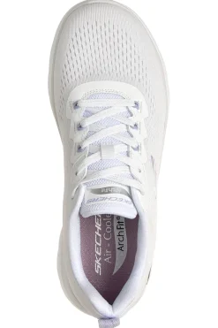 Scarpe sportive bianche in mesh Arch fit summits daily flow-SKECHERS Discount