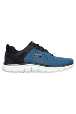 Scarpe sportive blu con memory foam Skechers Track Broader