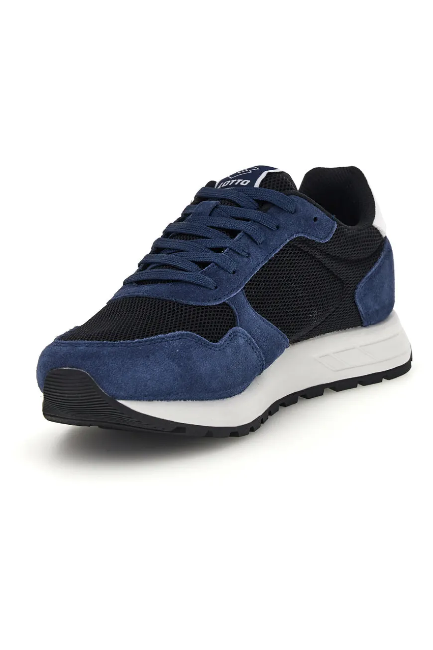 Scarpe sportive blu memory foam traspirante Lotto Trainer 2000 AMF