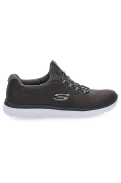 Scarpe sportive grigie slip-on leggere Summits Itz Bazik-SKECHERS Discount