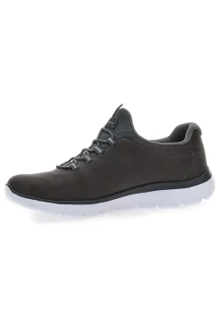 Scarpe sportive grigie slip-on leggere Summits Itz Bazik-SKECHERS Discount
