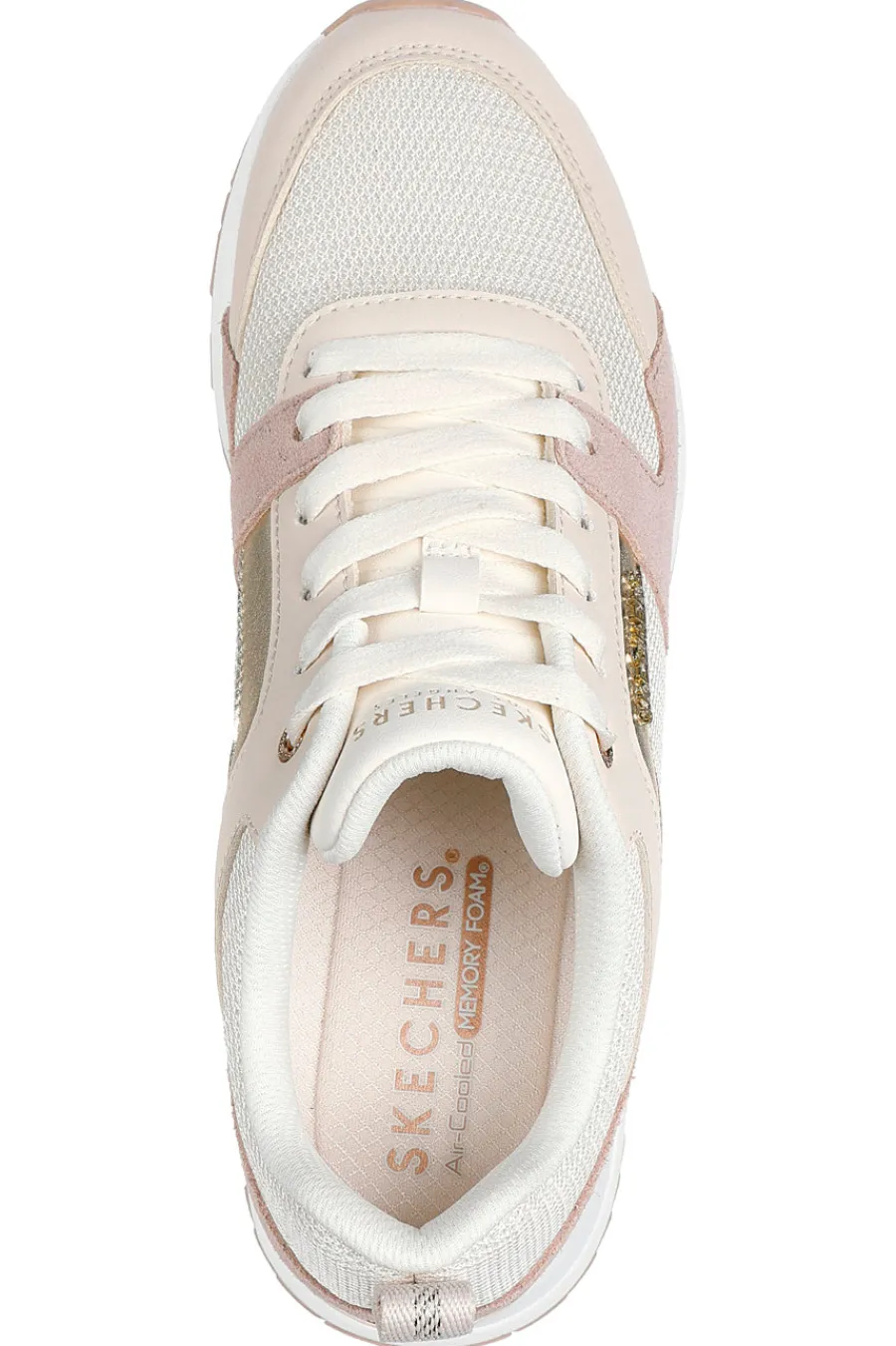 Scarpe sportive e oro con memory foam Runway Posh Gal-SKECHERS Discount