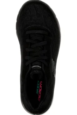 Scarpe sportive nere con mesh floreale e Memory Foam Dynamight 2.0 Homespun-SKECHERS Outlet