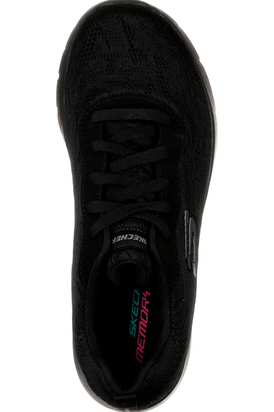 Scarpe sportive nere con mesh floreale e Memory Foam Dynamight 2.0 Homespun-SKECHERS Outlet