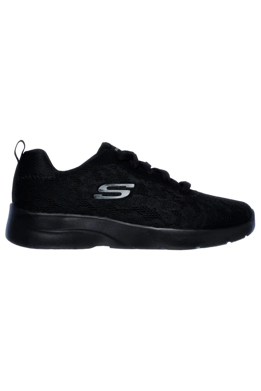 Scarpe sportive nere con mesh floreale e Memory Foam Dynamight 2.0 Homespun-SKECHERS Outlet