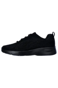 Scarpe sportive nere con mesh floreale e Memory Foam Dynamight 2.0 Homespun-SKECHERS Outlet