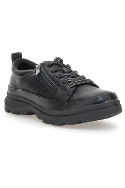 Scarpe sportive nere in materiale tecnico con zip 9-ALTEMBERG Discount