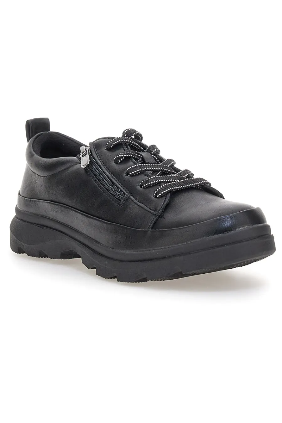 Scarpe sportive nere in materiale tecnico con zip 9-ALTEMBERG Discount