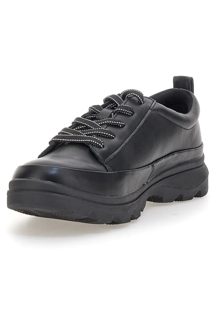 Scarpe sportive nere in materiale tecnico con zip 9-ALTEMBERG Discount