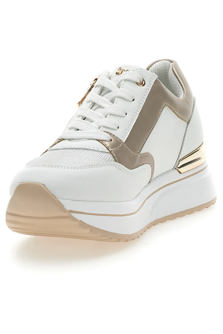 Scarpe Stringate Bianco con Tomaia Decorata 426 IN-INBLU Clearance