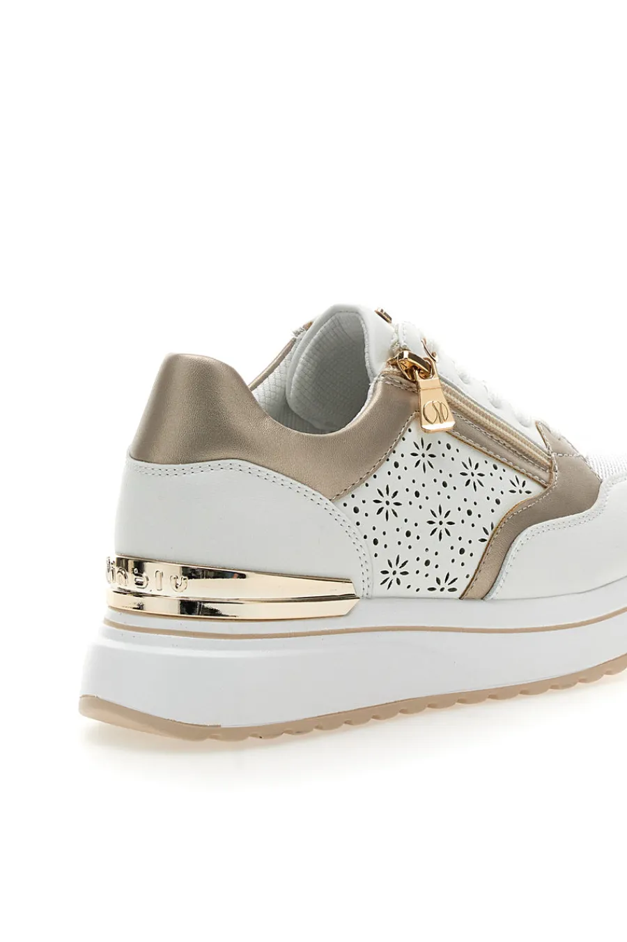Scarpe Stringate Bianco con Tomaia Decorata 426 IN-INBLU Clearance