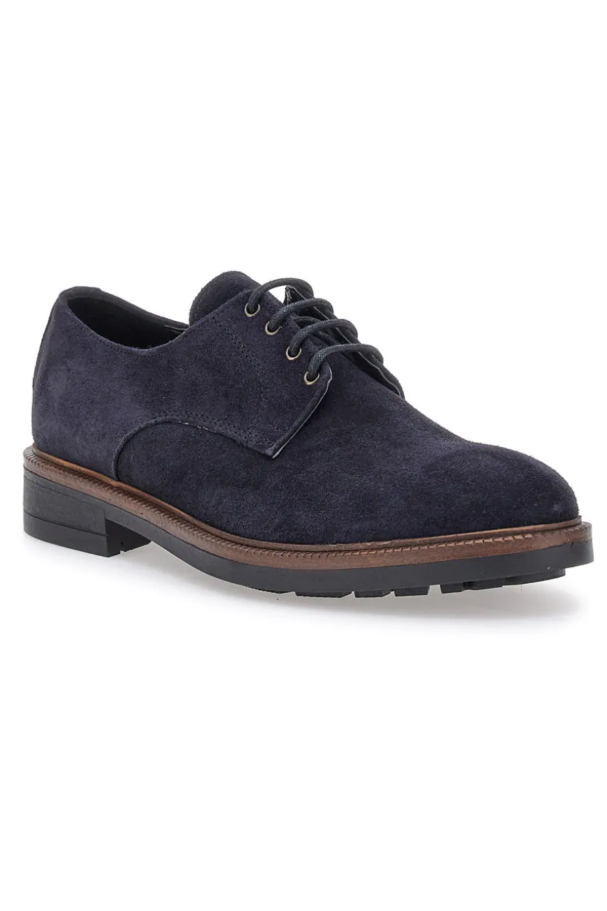 Scarpe stringate Blue in pelle scamosciata Pittarello class 600