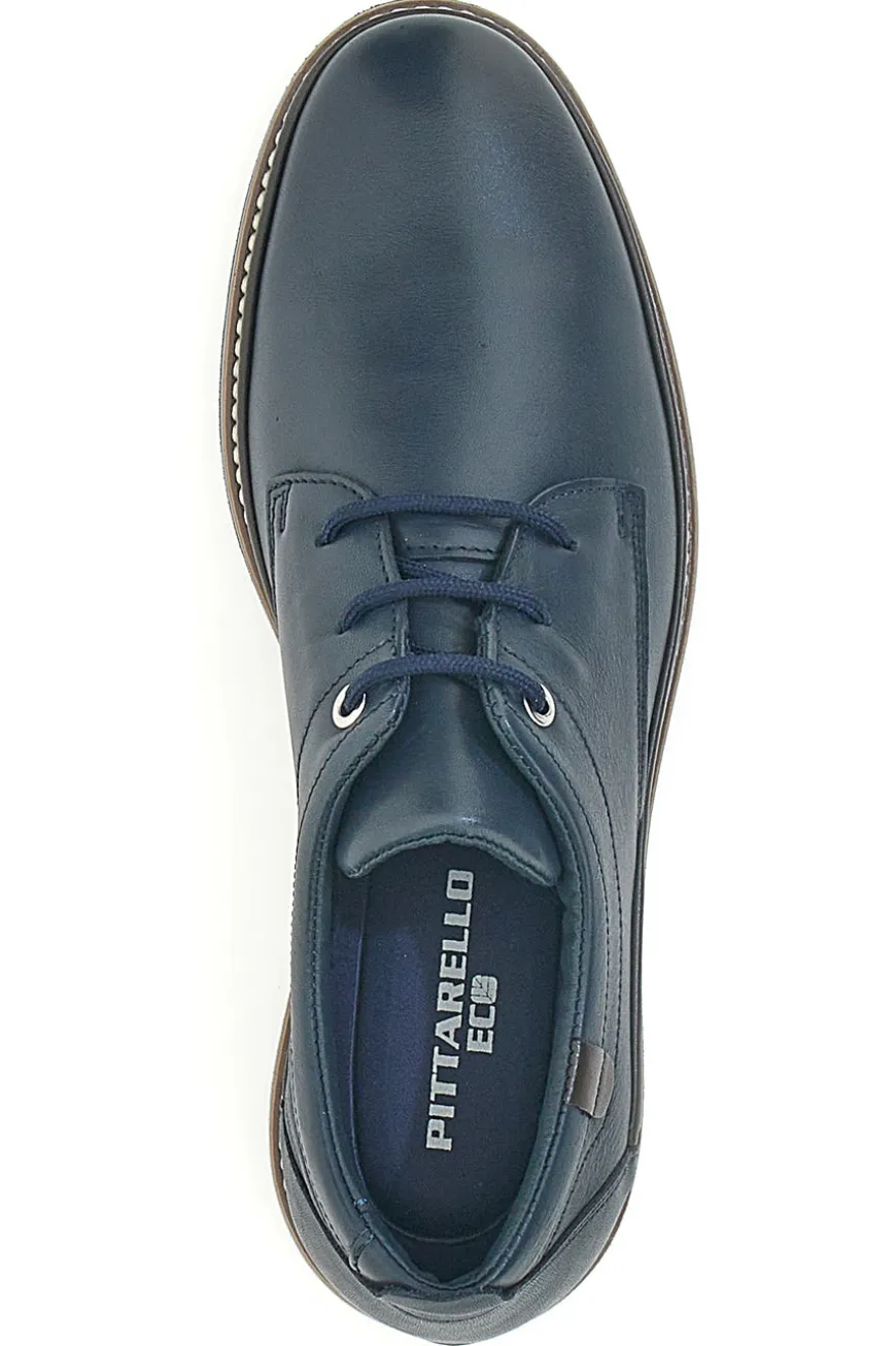 Scarpe Stringate Blu In Vera Pelle Pittarello Eco 450002