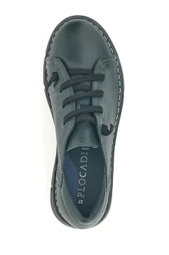 Scarpe Stringate 11613 Nere Vera Verde-PLOCADI Discount