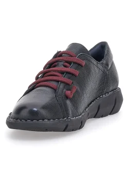 Scarpe Stringate 11613 Nere Vera Pelle-PLOCADI Discount