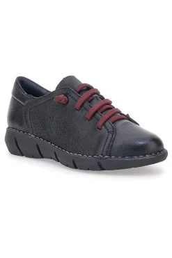 Scarpe Stringate 11613 Nere Vera Pelle-PLOCADI Discount