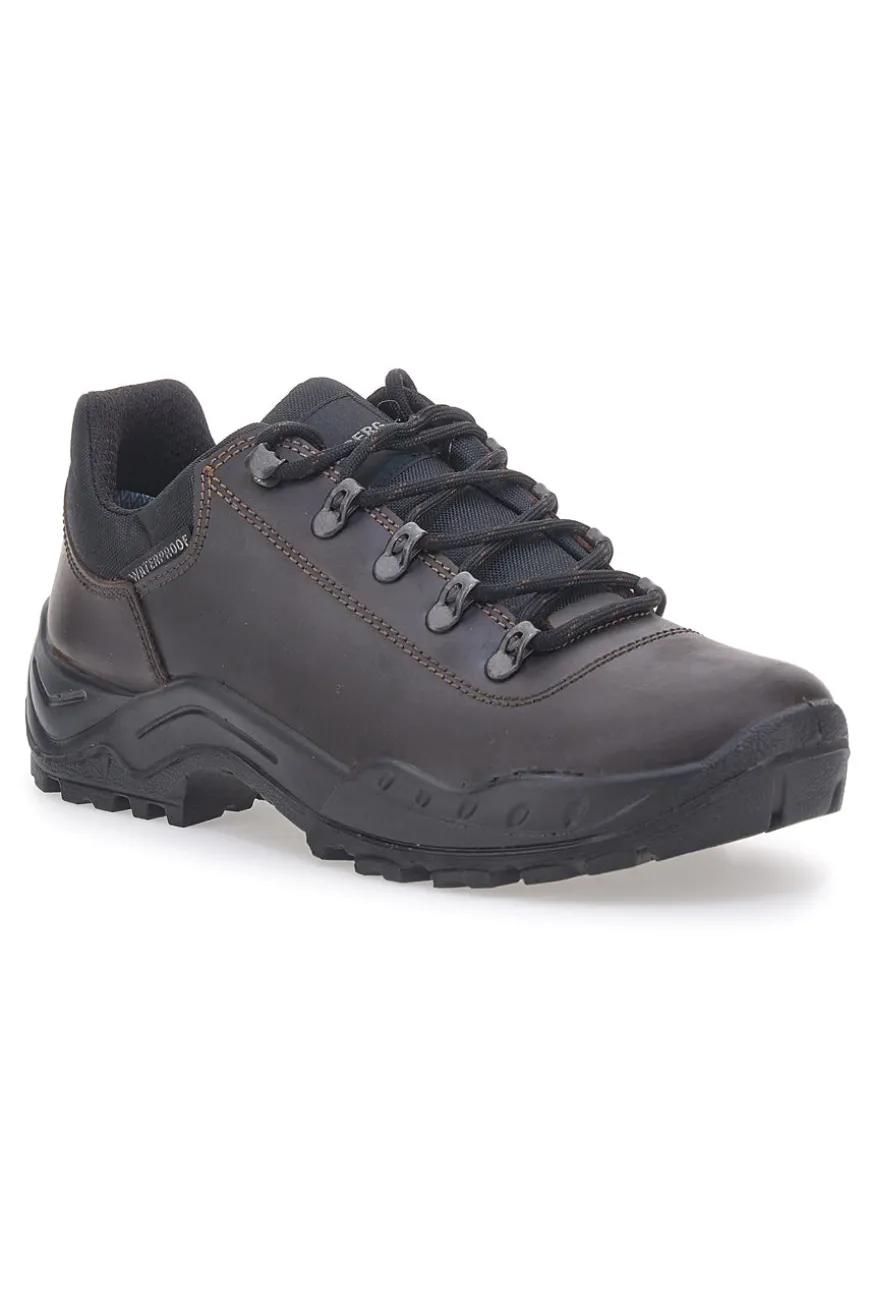Scarpe trekking basse Marroni impermeabili con suola dentellata Altemberg 368613