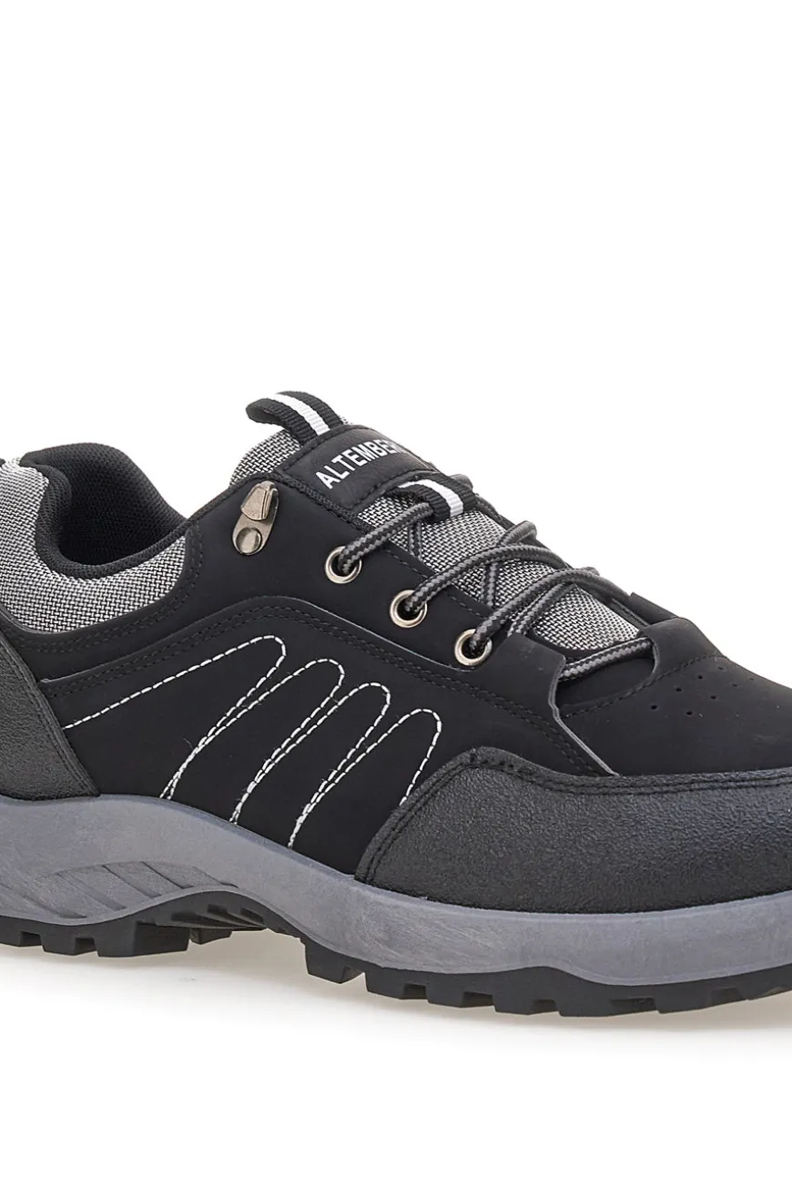 Scarpe trekking nere con suola carrarmato Altemberg GB2047