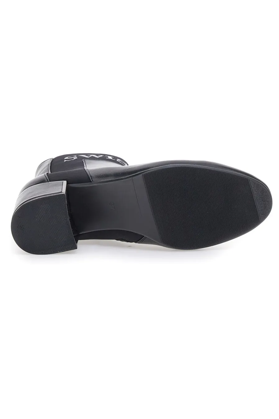 Schwarze Ankle Stiefel 11-SWISH
