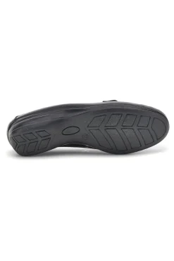 Schwarz Echtleder Mokassins 8160-PITTARELLO FOCUS Clearance